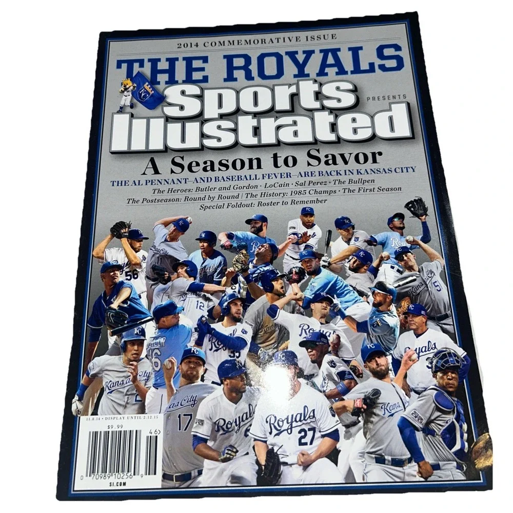 2014 & 2015 Sports Illustrated Kansas City Royals World‎ Series Magazines